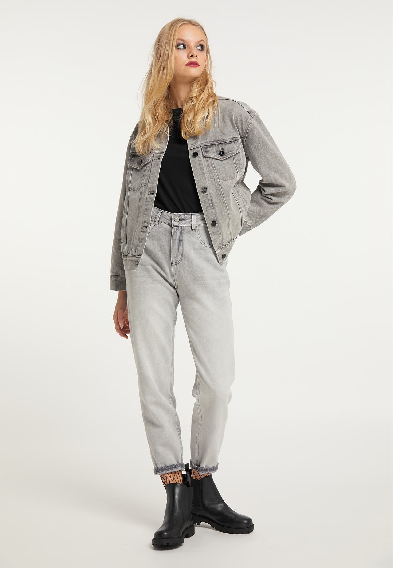 MYMO Jeansjacke Grau, Bild 1