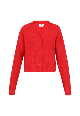 MYMO Strickjacke red