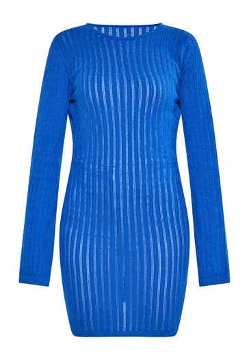 MYMO Casual-Kleid Kobaltblau