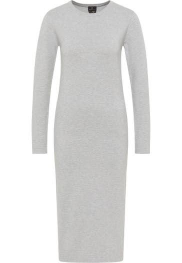 DREIMASTER Casual-Kleid Grau Melange
