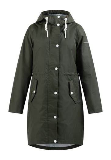 DREIMASTER Regenjacke Dunkeloliv