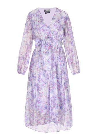 DREIMASTER Maxikleid violet pink multicolor