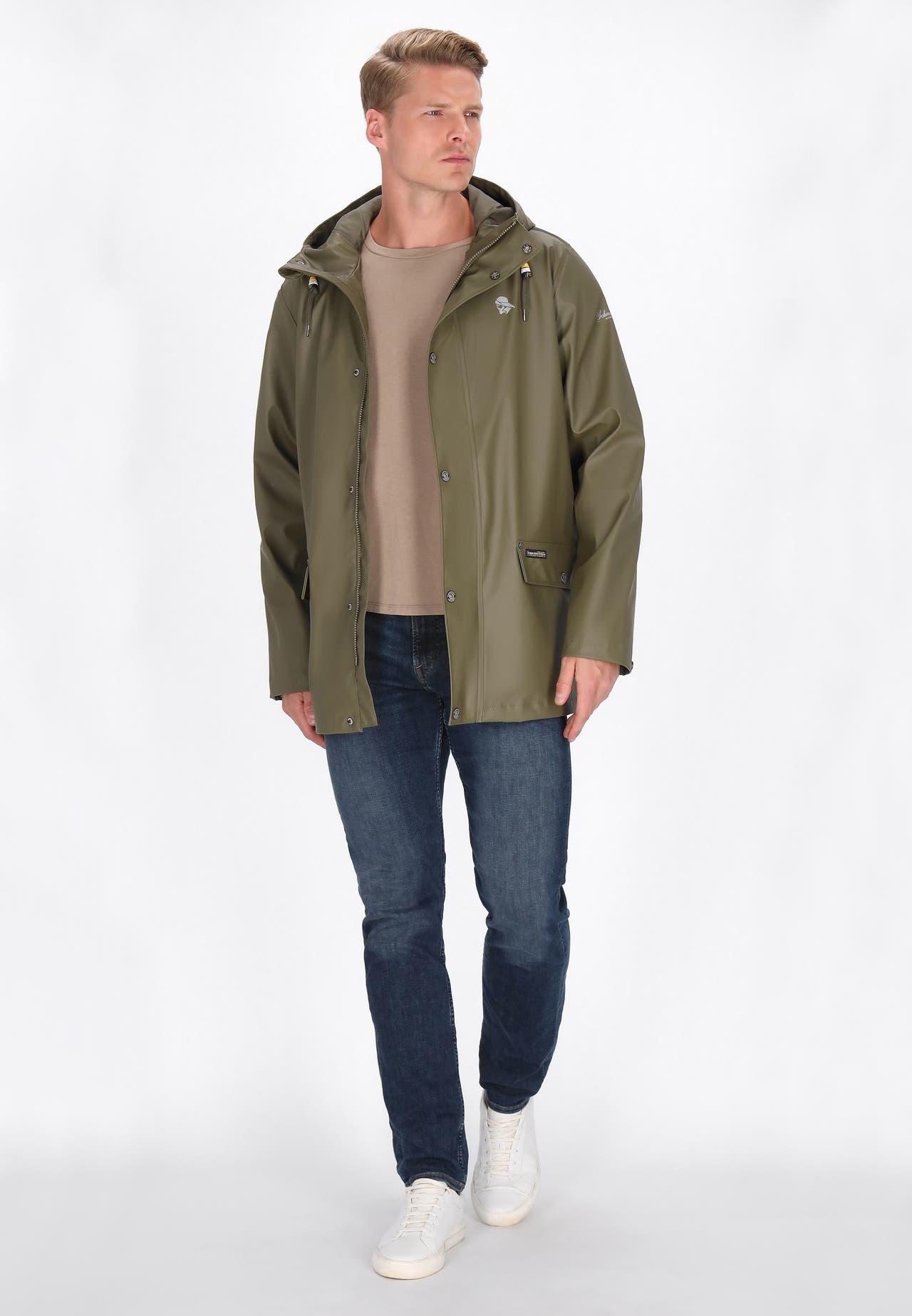 SCHMUDDELWEDDA Regenjacke olive, Bild 1