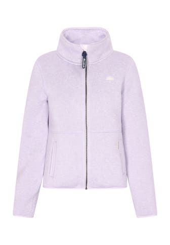 SCHMUDDELWEDDA Übergangsjacke Grauviolett Melange