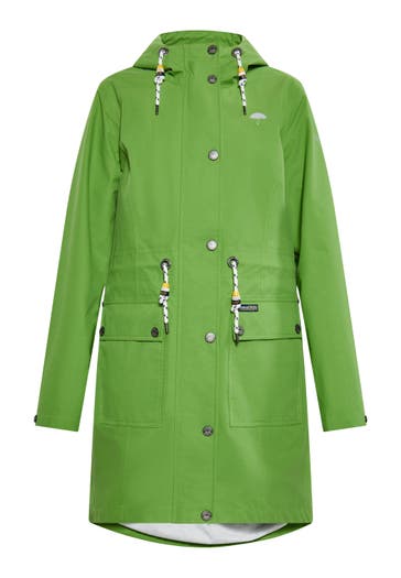 SCHMUDDELWEDDA Regenjacke Hellgrün