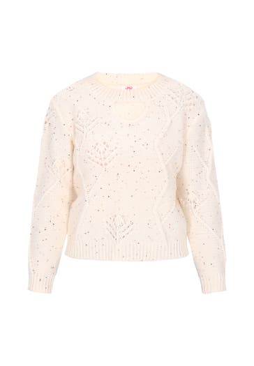 MYMO Pullover offwhite multicolor