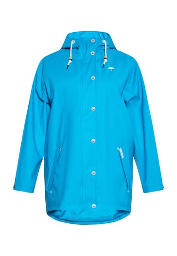 SCHMUDDELWEDDA Regenjacke Cyanblau