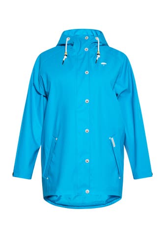 SCHMUDDELWEDDA Regenjacke Cyanblau