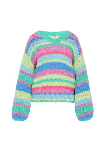MYMO Pullover blue multicolor
