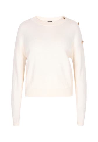 DREIMASTER Pullover Wollweiss