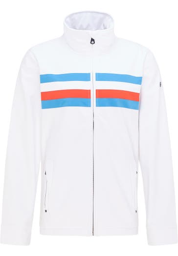 DREIMASTER Übergangsjacke Weiss Retroblau