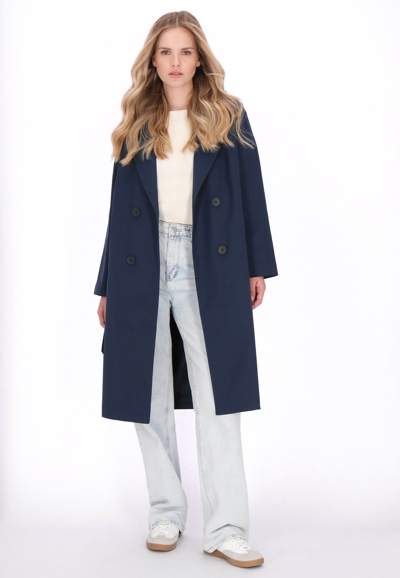 SCHMUDDELWEDDA Mantel navy, Bild 1