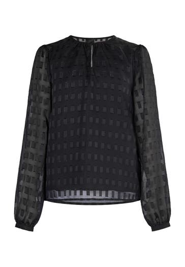 DREIMASTER Casual-Bluse Schwarz