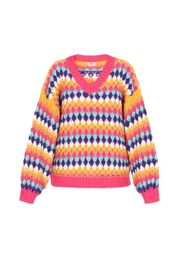 MYMO Pullover pink multicolor