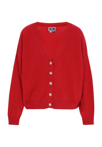 DREIMASTER Strickjacke red