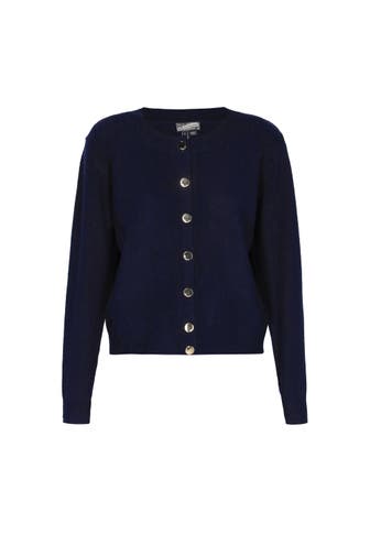 DREIMASTER Strickjacke navy
