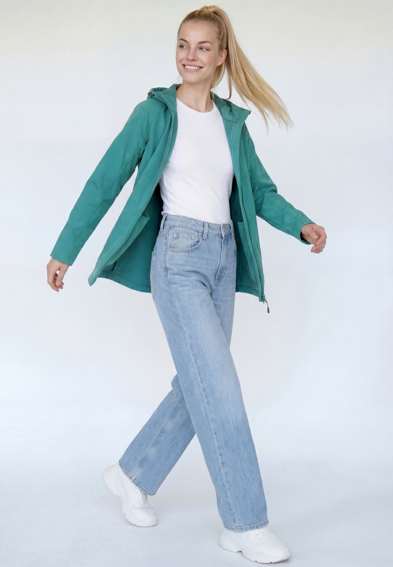 SCHMUDDELWEDDA Übergangsjacke dark teal, Bild 1