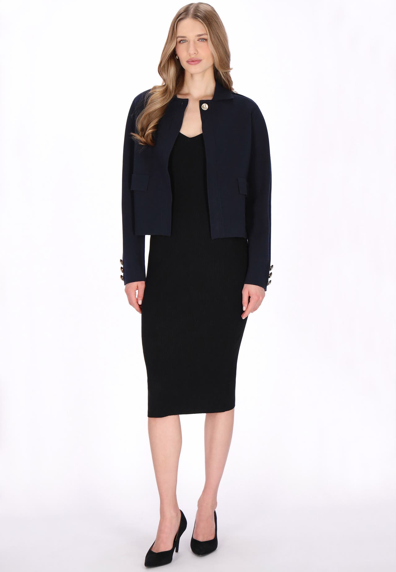 DREIMASTER Strickjacke navy, Bild 1