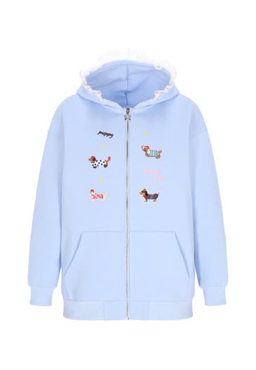 MYMO Hoodie light blue