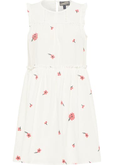 DREIMASTER Casual-Kleid Wollweiss Koralle