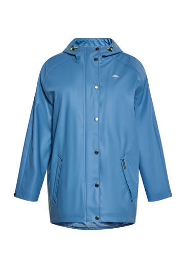 SCHMUDDELWEDDA Regenjacke Stahlblau