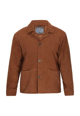 DREIMASTER Lederjacke cognac