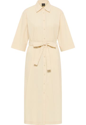 DREIMASTER Casual-Kleid Hellbeige