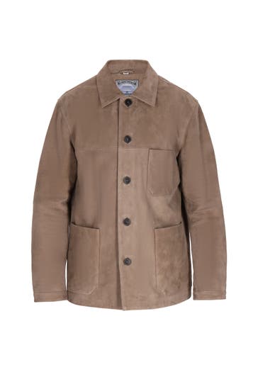 DREIMASTER Lederjacke Grau