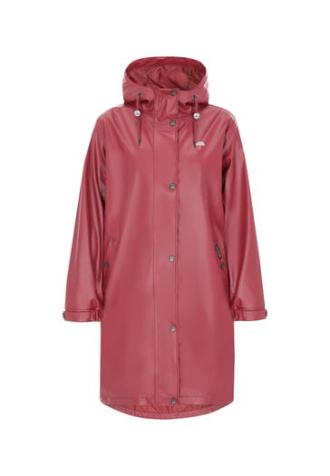 SCHMUDDELWEDDA Regenjacke burgundy