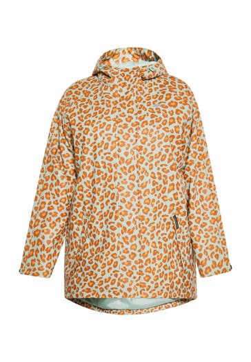 SCHMUDDELWEDDA Regenjacke Pastellmint Orange Leo