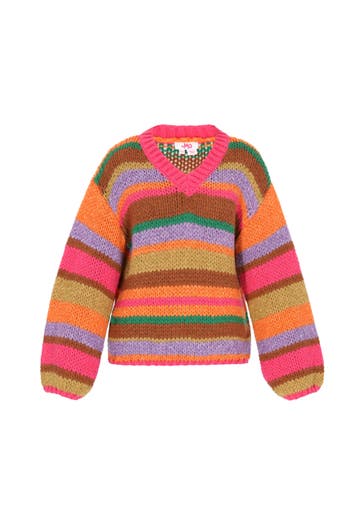 MYMO Pullover pink multicolor