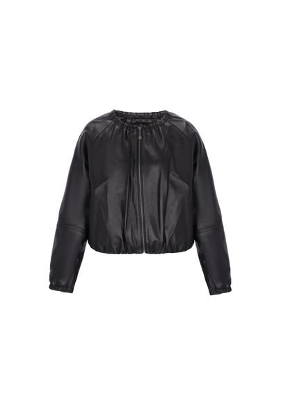 DREIMASTER Lederjacke black