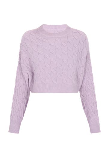 DREIMASTER Pullover Lavendel melange