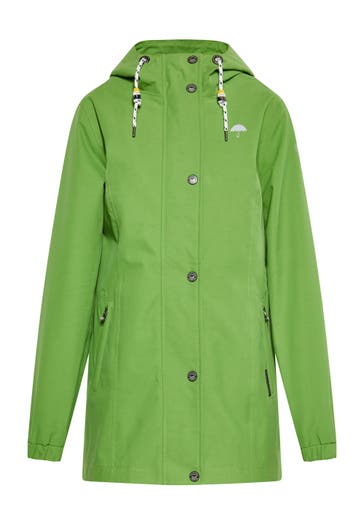 SCHMUDDELWEDDA Regenjacke Hellgrün