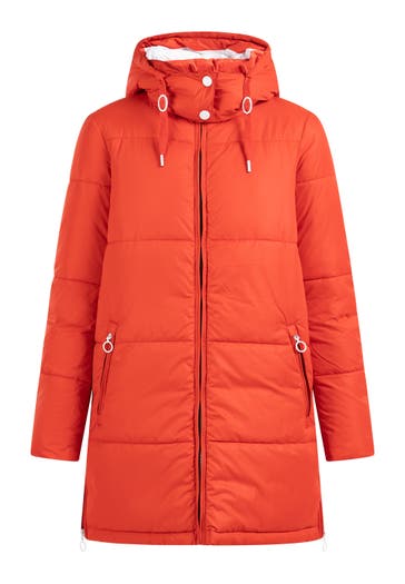 DREIMASTER Parka Rot Weiss
