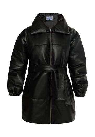 DREIMASTER Lederjacke Schwarz