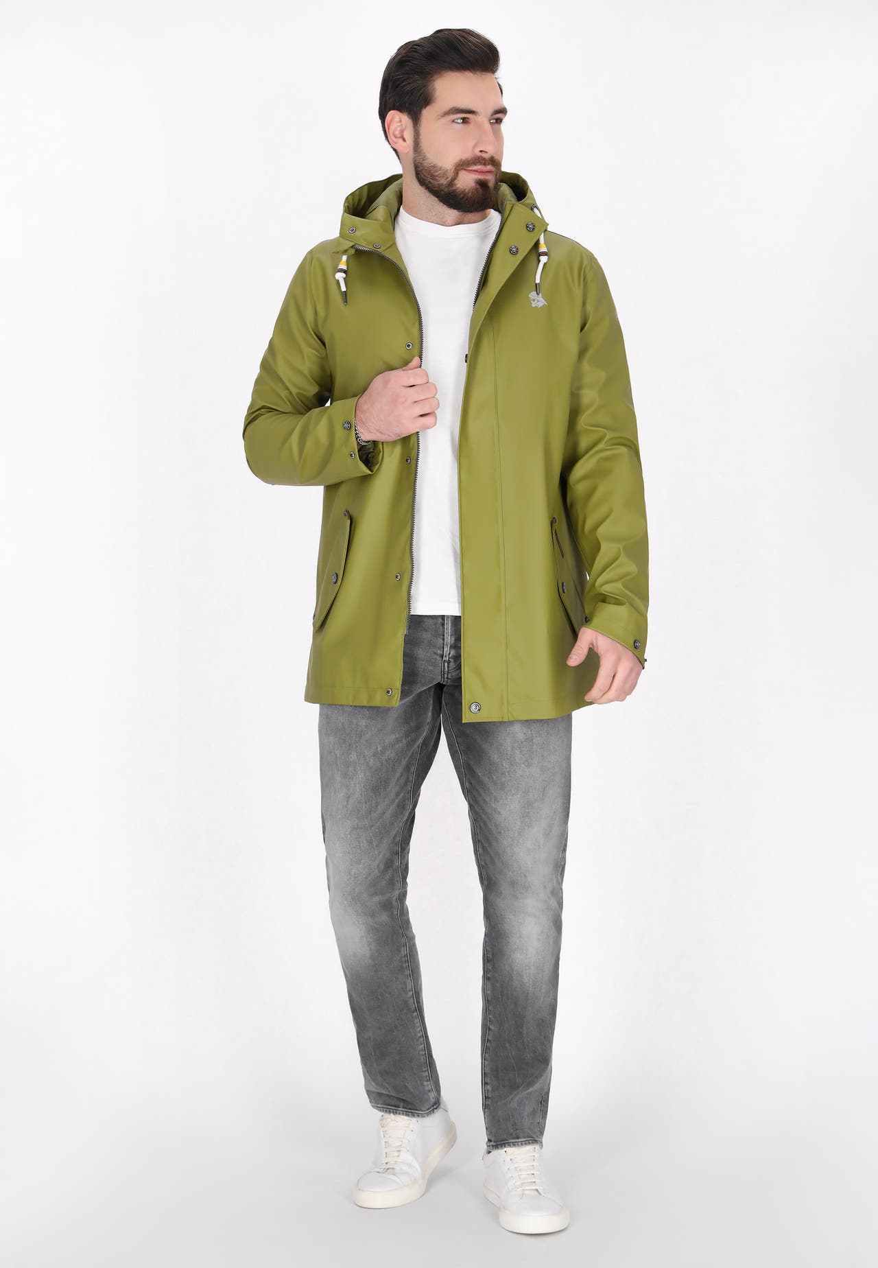 SCHMUDDELWEDDA Regenjacke Olive, Bild 1
