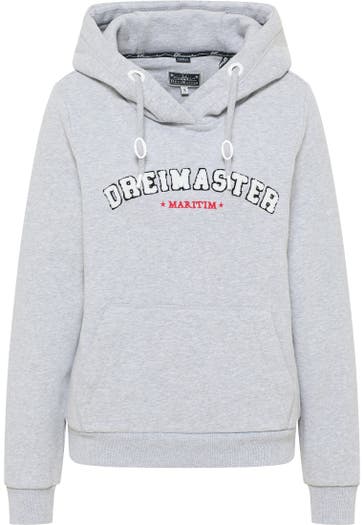 DREIMASTER Hoodie Hellgrau Melange