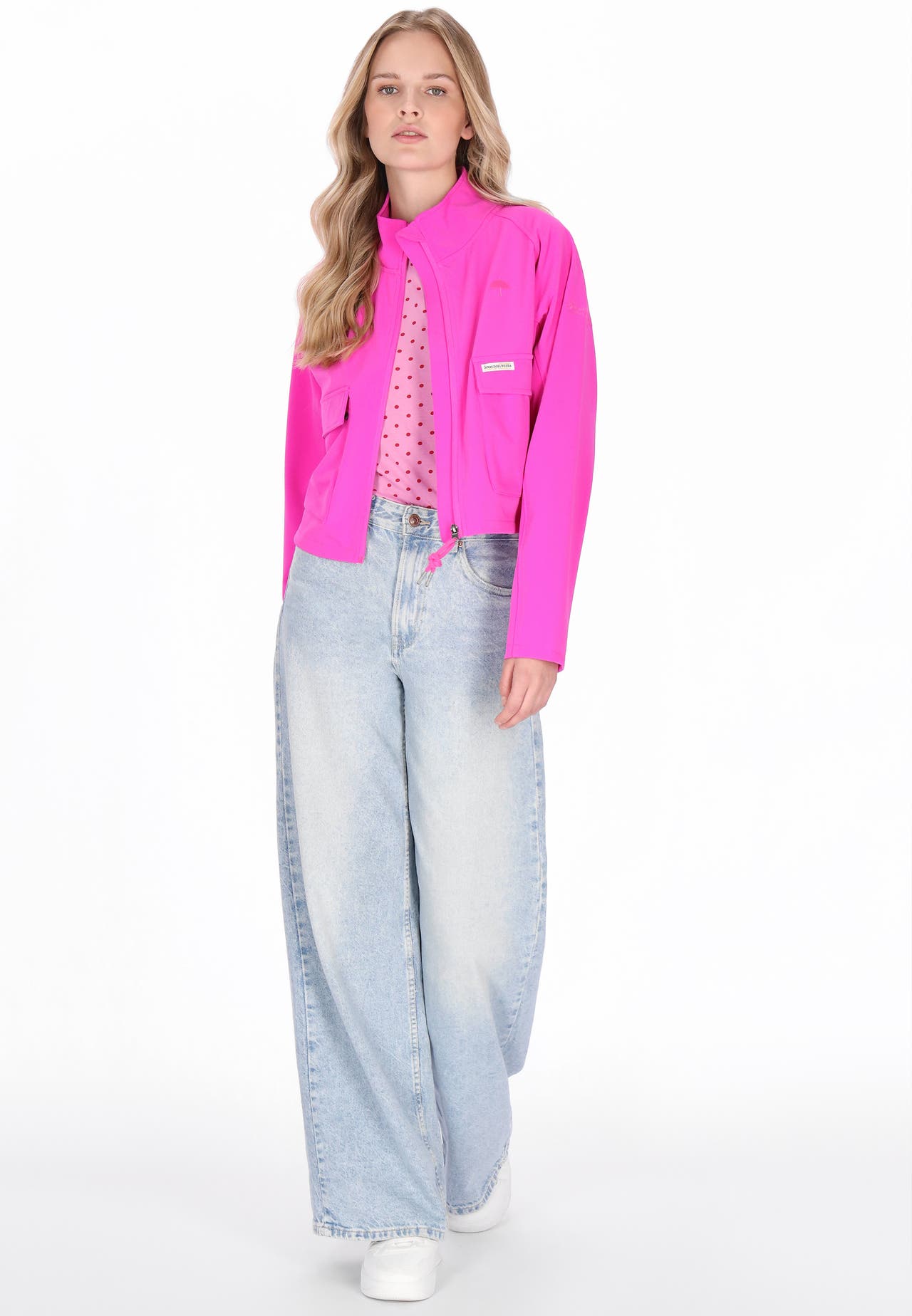 SCHMUDDELWEDDA Übergangsjacke magenta pink, Bild 1