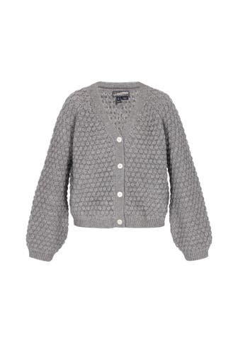 DREIMASTER Strickjacke grey melange