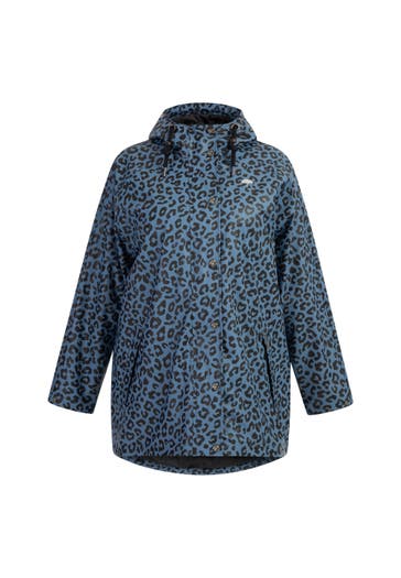 SCHMUDDELWEDDA Regenjacke Blau Grau Schwarz Leo