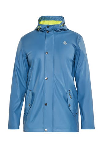 SCHMUDDELWEDDA Regenjacke Stahlblau