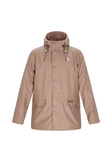 SCHMUDDELWEDDA Regenjacke light brown