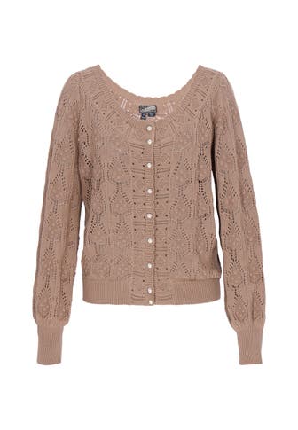 DREIMASTER Strickjacke taupe