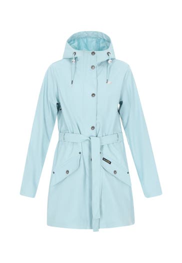 SCHMUDDELWEDDA Regenjacke light blue