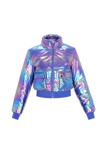 MYMO Übergangsjacke blue rainbow