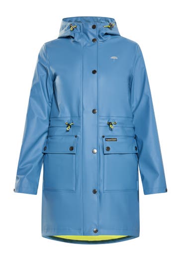 SCHMUDDELWEDDA Regenjacke Stahlblau