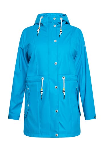 SCHMUDDELWEDDA Regenjacke Cyanblau