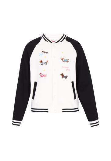 MYMO Übergangsjacke black offwhite