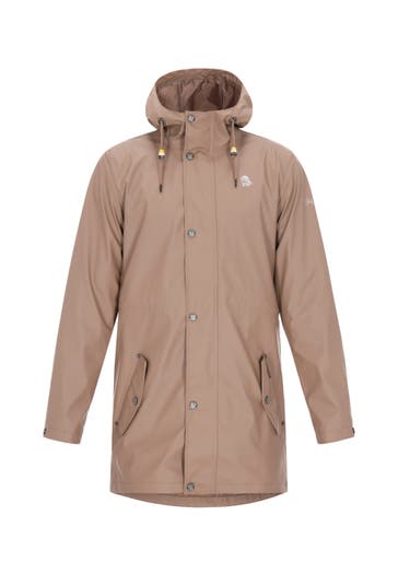 SCHMUDDELWEDDA Regenjacke light brown